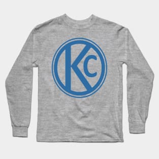 KC - blue circle Long Sleeve T-Shirt